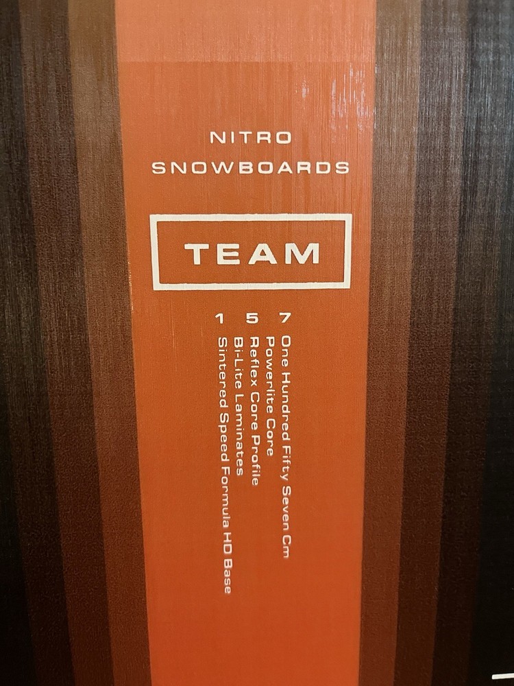 Nitro Team Snowboard 157 cm Brand New