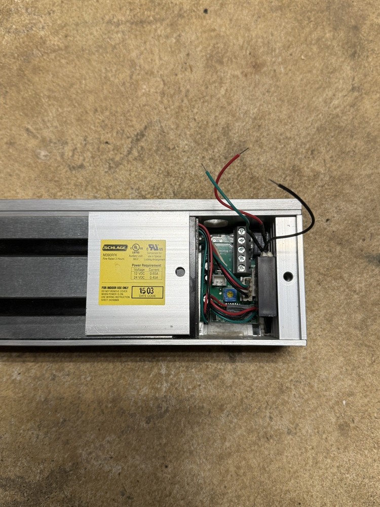 Schlage M390RFK Electromagnetic Lock, 1500 lbs HoldIng Force