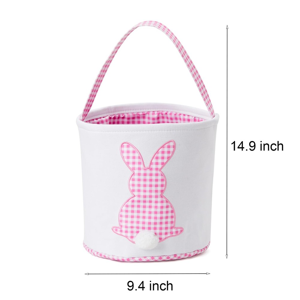 Easter Basket with Handle Easter Bucket Easter Baskets for Kids Easter Basket...