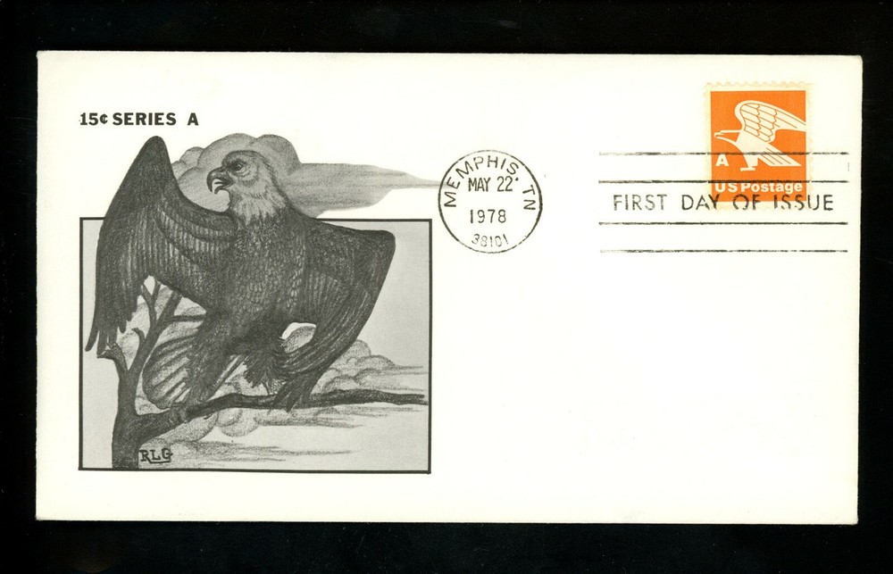 US FDC #1735 RLG 1978 Memphis TN A & Eagle