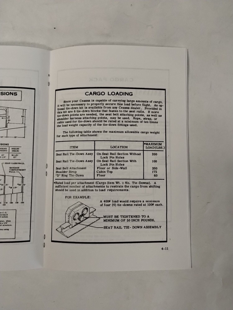 Cessna 1973 Model A185F Skywagon Owner's Manual-Copy