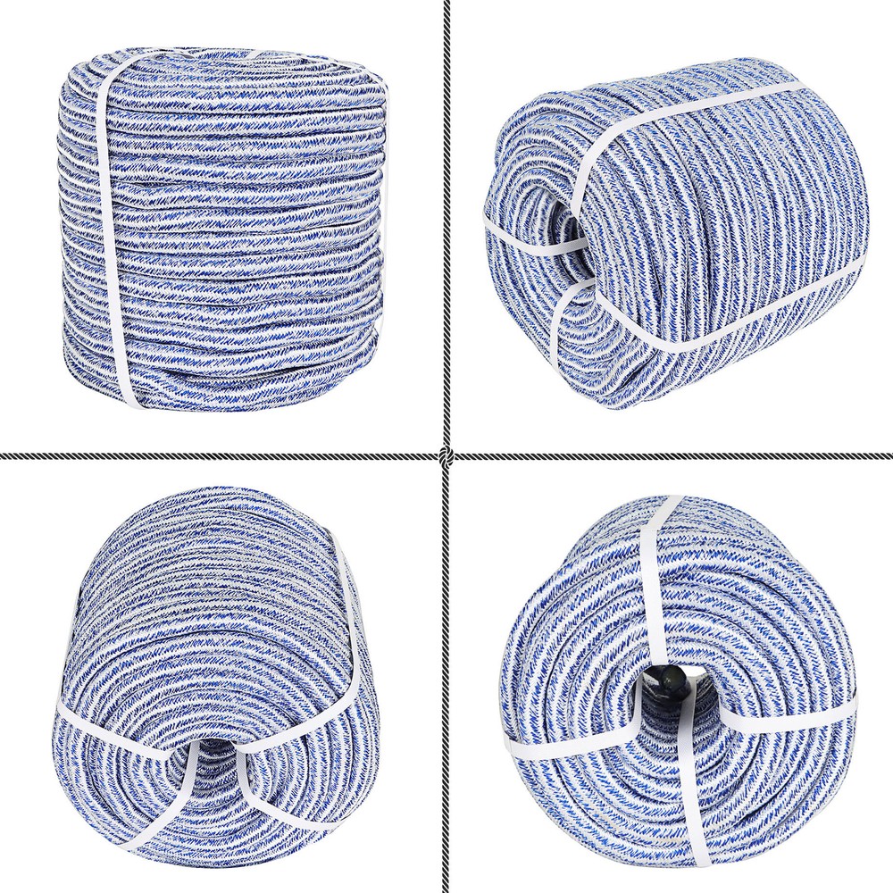 Arborist Tree Rope 20000Lbs 24 Strand Braid Polyester Rope 3/4" × 100'