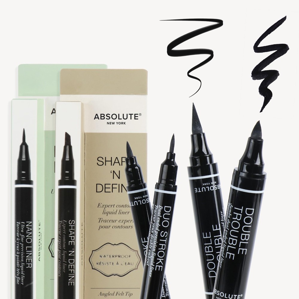 Super Slim Angled Tip Double Ended Liner (Duo Stroke)