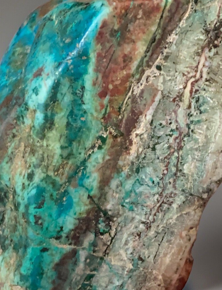 205 Grams World’s Best Gem Silica Chrysocolla Cuprite Specimen