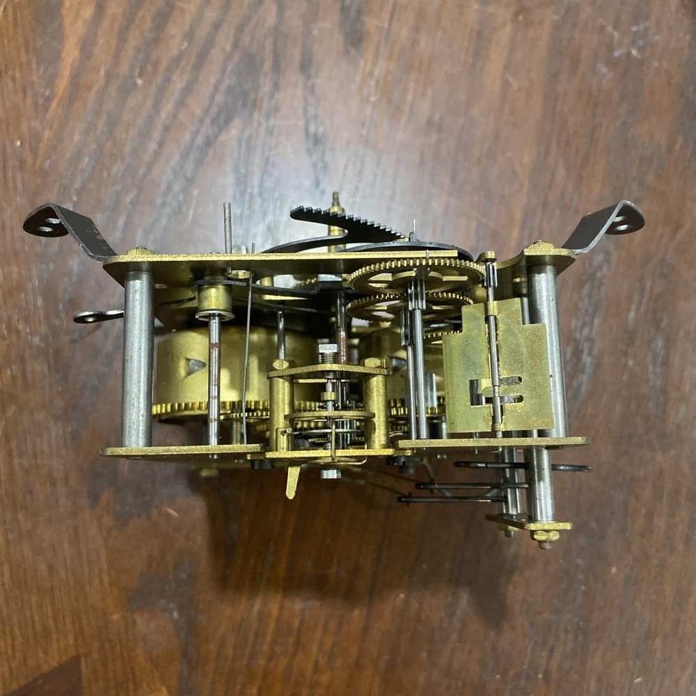 Henry Coehler 001942 Mantle Clock Movement Strike Side Working
