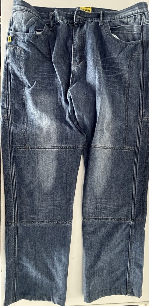 Men's Motorcycle Jeans, Size 42x32
