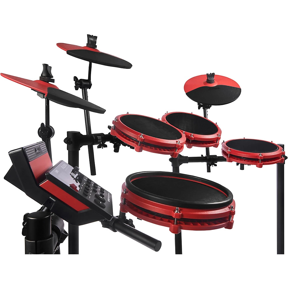 Alesis Nitro Max Expanded Electronic Drum Kit Red