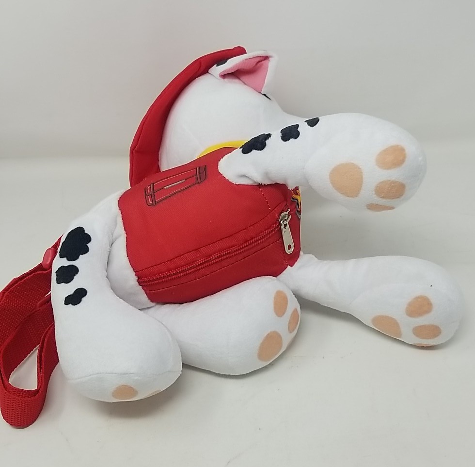 Nickelodeon Paw Patrol 14" Marshall Plush Backpack Red