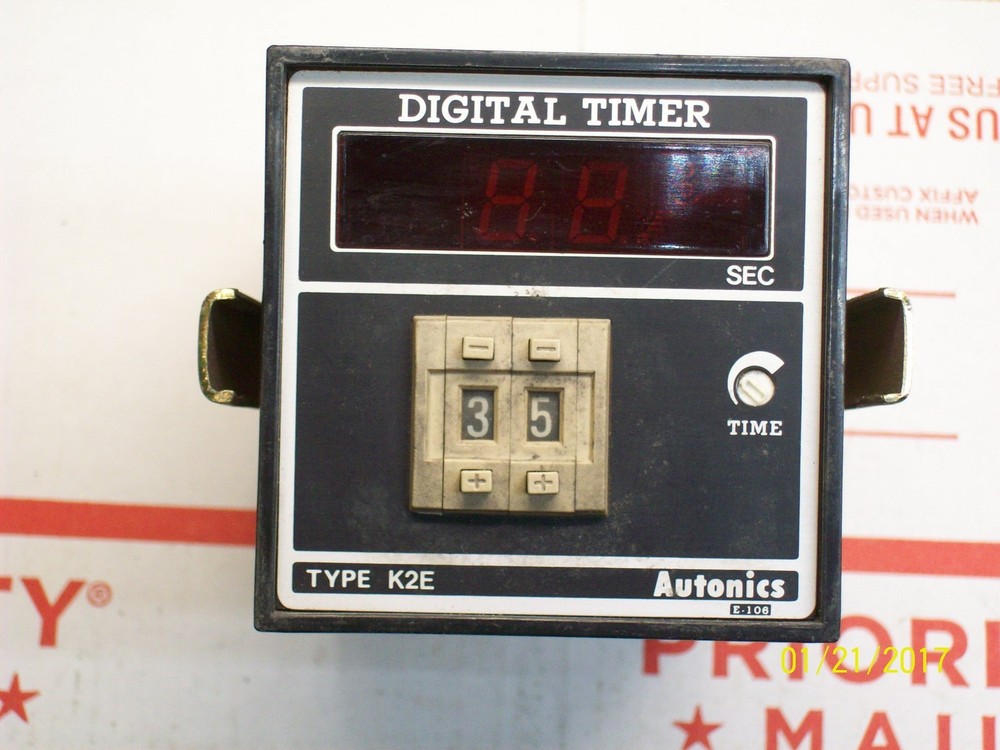 AUTONICS TYPE K2E DIGITAL TIMER - FREE SHIPPING