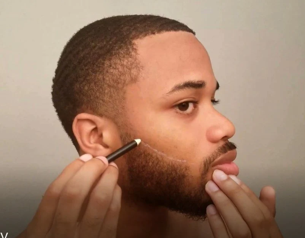Ivory White - Speed Tracer Barber Pencils + Sharpener