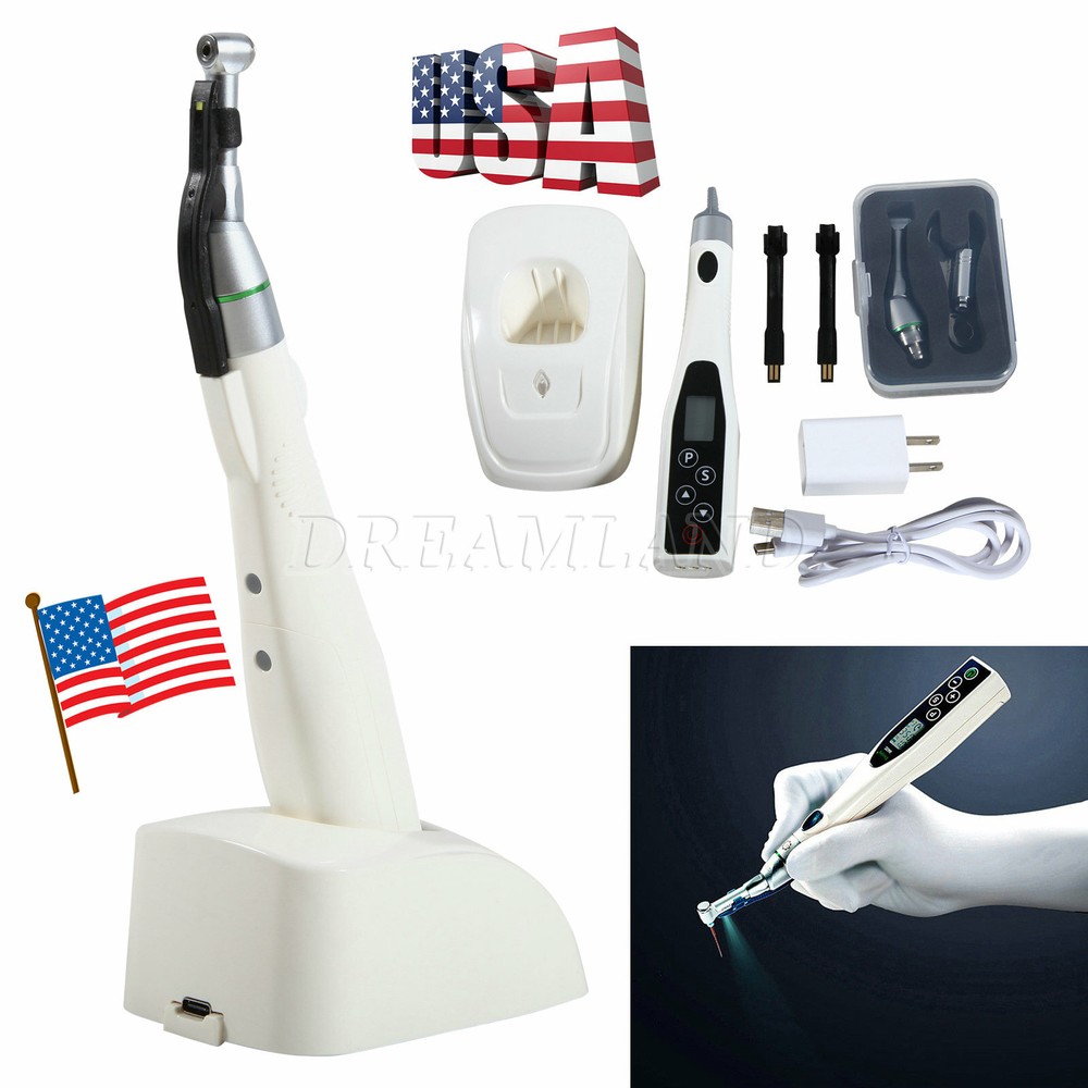 Dental Wireless LED Endo Motor Reciprocating 16:1 Contra Angle
