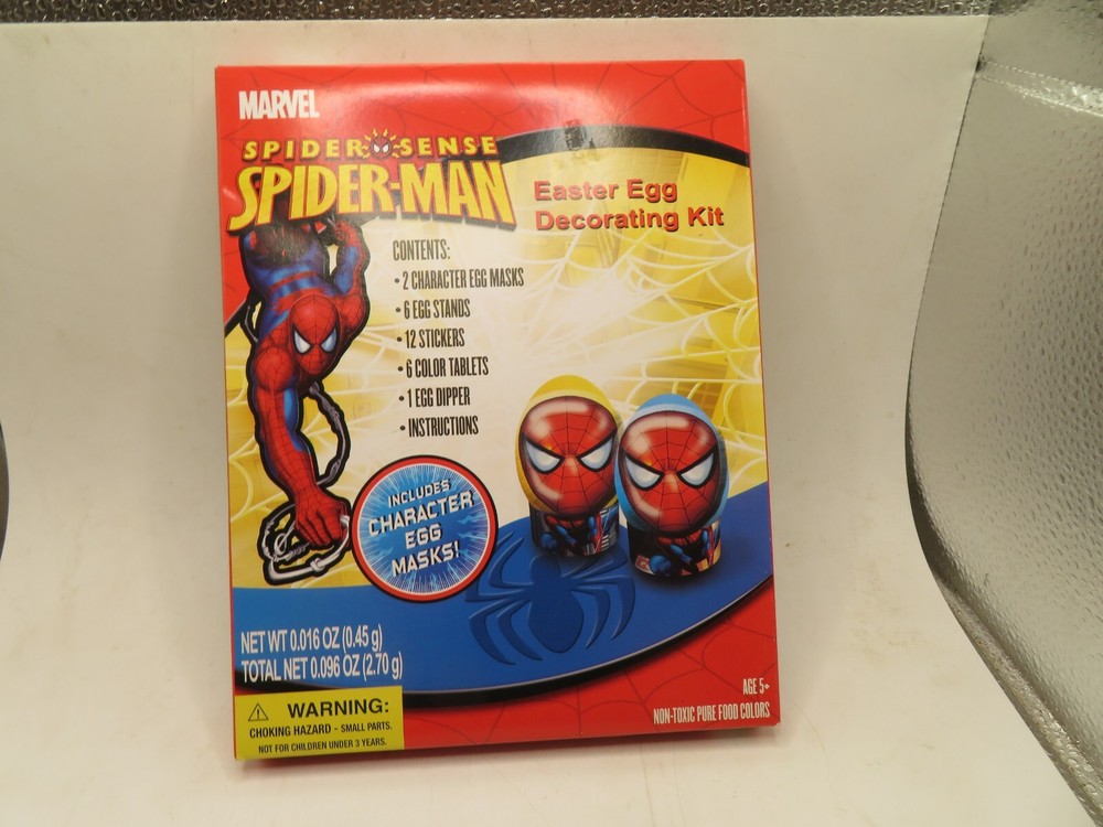Spider-Man Easter Egg Decorating Kit NEW -  MARVEL SPIDER-SENSE  SPIDER-MAN