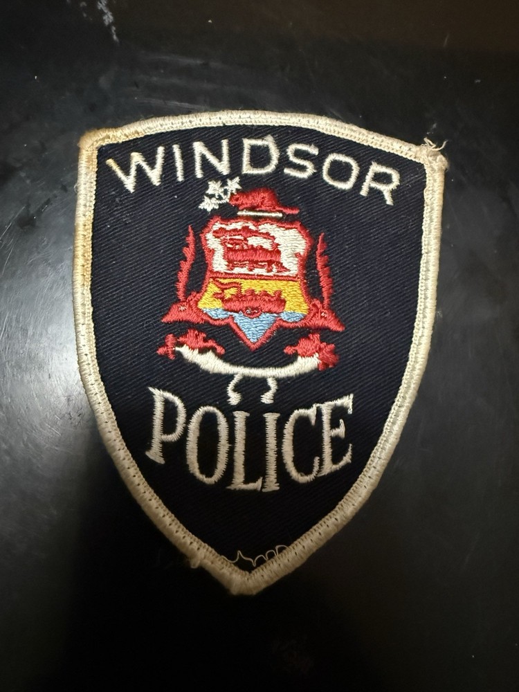 Windsor Canada Police Patch Vintage Original