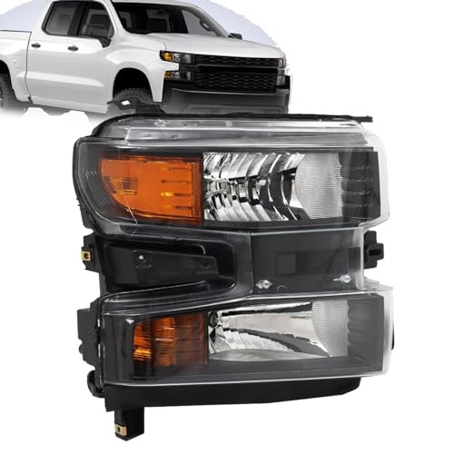 Headlight Assembly Replacement for 2019 2010 2021 Silverado Headlamp