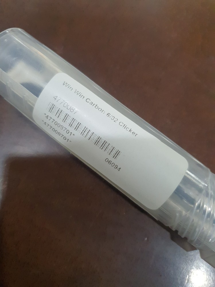 Win Win Carbon Clicker 6/32
