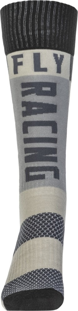Fly Racing MX Thick Socks Gray/Black