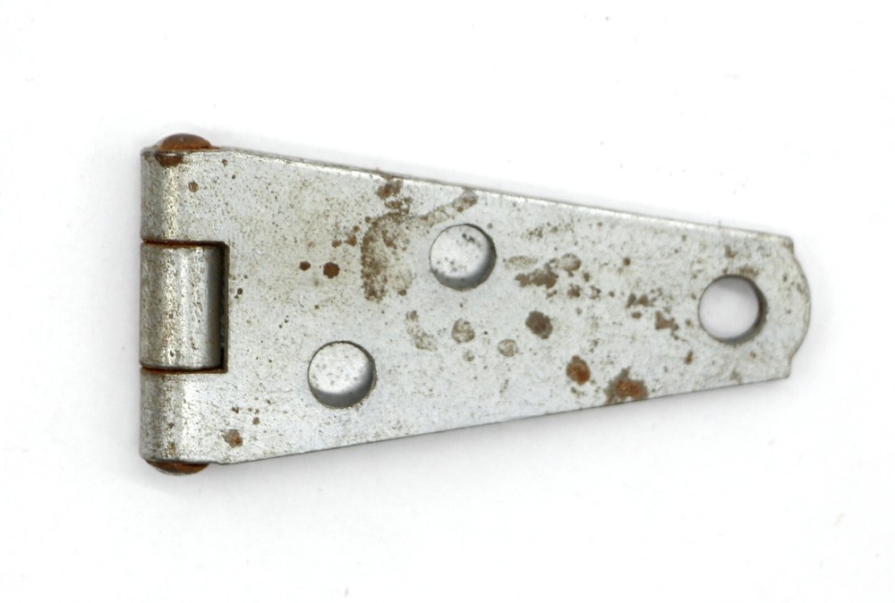 Vintage 4 x 1.25 Steel Surface Strap Cabinet Hinge