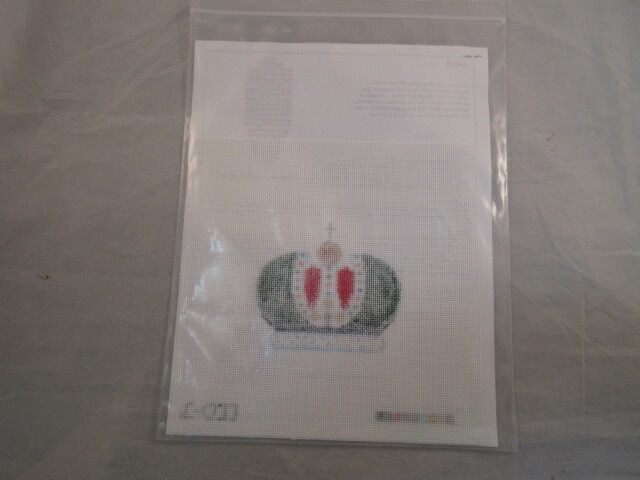 Decorations Presents Peter The Great Green Crown Ornament Thread & Stitch Guide