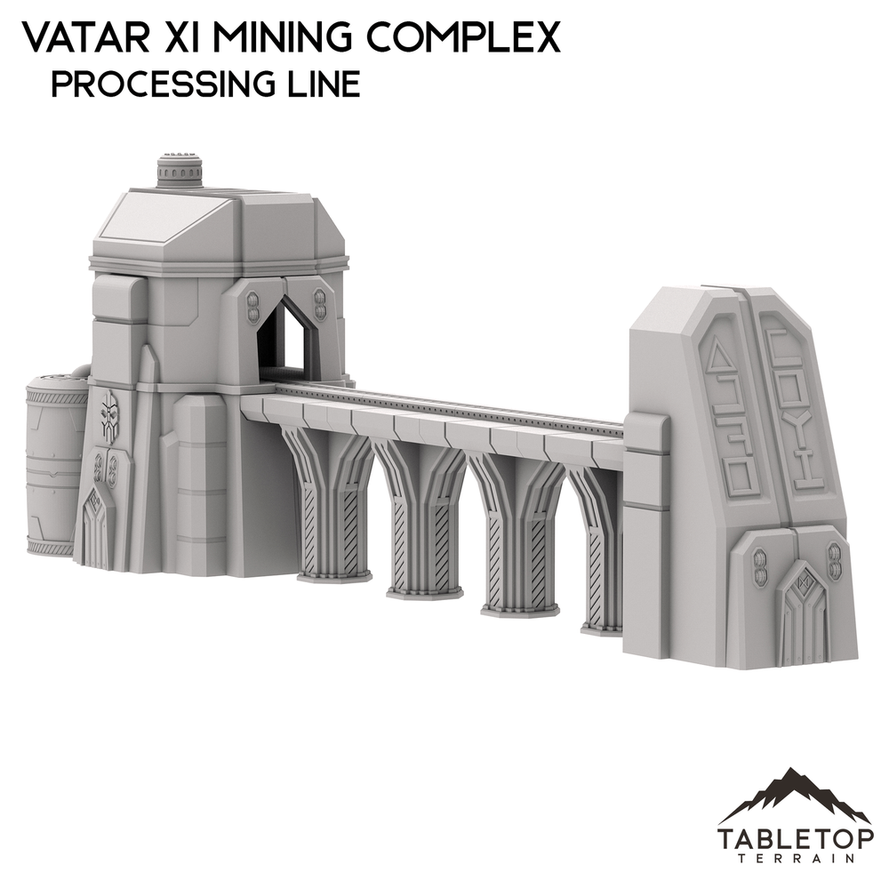 Processing Line - Vatar XI Mining Complex - Grimdark Wargaming Terrain