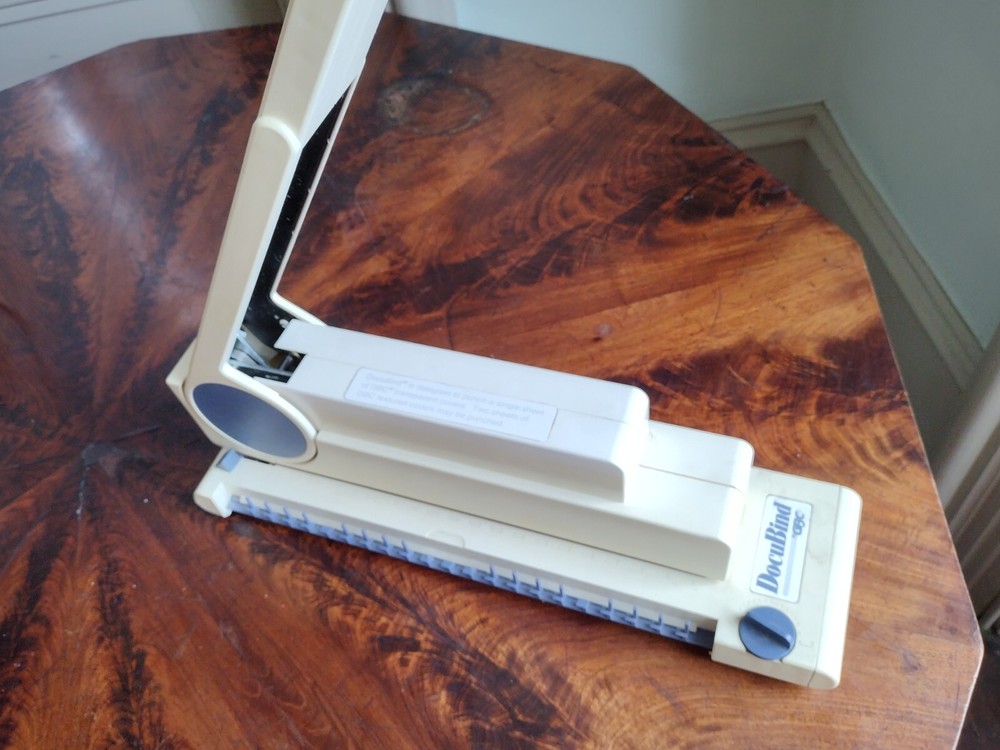 GBC DocuBind Punching & Binding System Heavy Duty 3 Hole Punch document binder