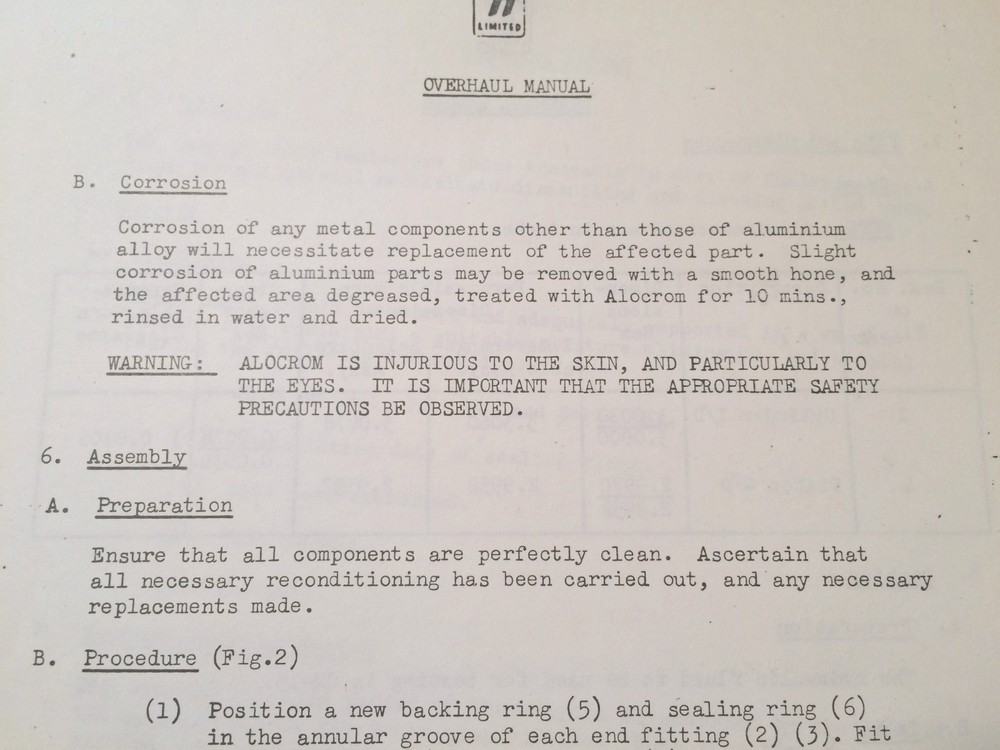 Electro-Hydraulics Type 4085 4089 Accumulator Overhaul Manual