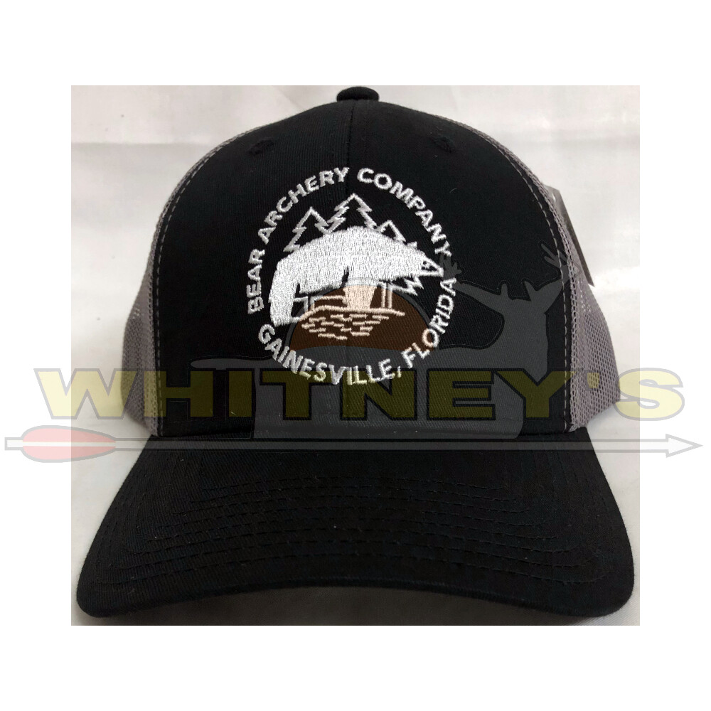 Bear Archery Traditional Logo Hat - Black/Grey - ABTSH