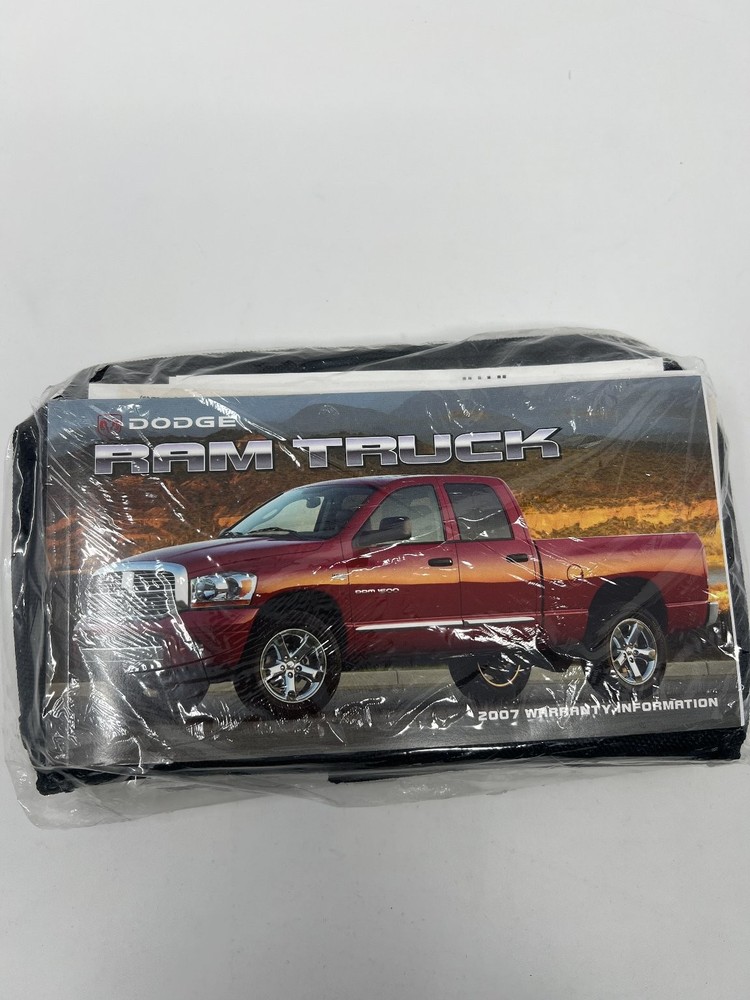 Dodge Ram Truck 2007 Owners Manual User Guide Reference Operator Book OEM