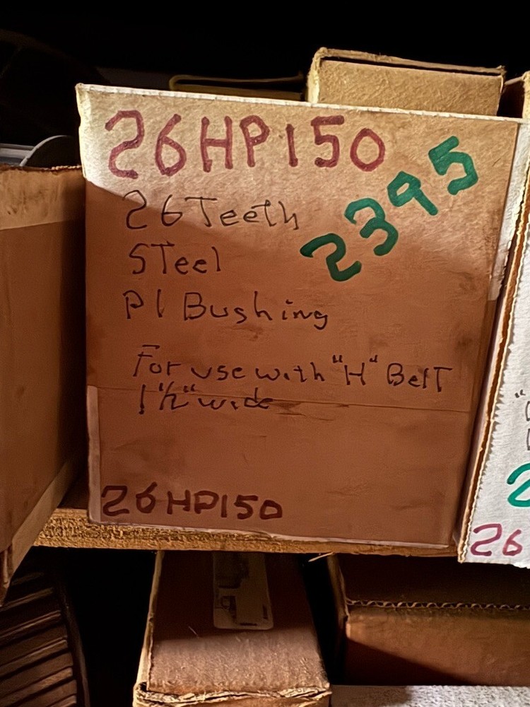 26HP150 Browning gearbelt pulley