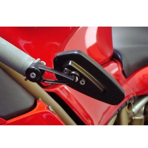 CRG® AO-100 - Arrow Black Bar End Mirror