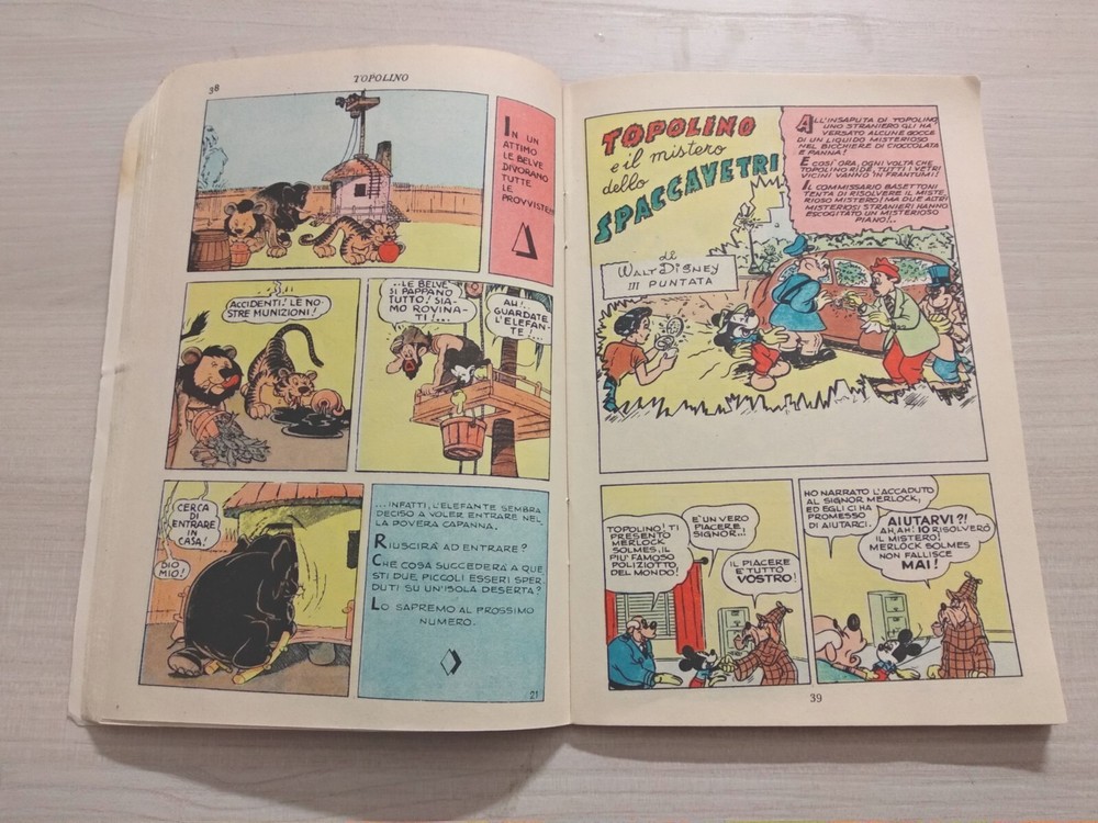 MICKEY MOUSE Booklet No.43 from 1952 original