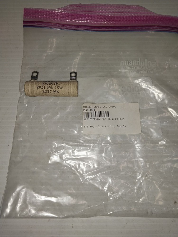 MILLER RESISTOR  079497