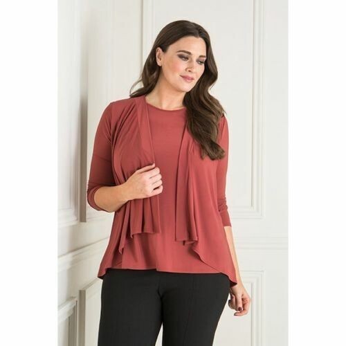 Nicole Jacket With Short Sleeve Top Size L JS9 FF 25