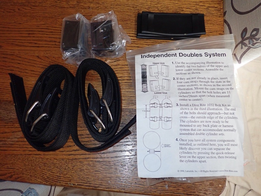 Dive Rite Q Clip Double System GM2762 New