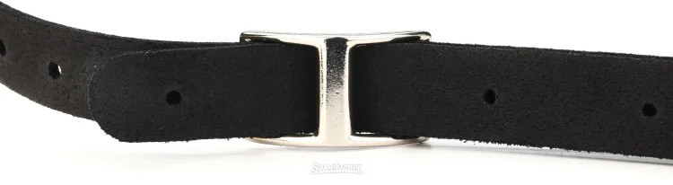 Fender x Third Man Hardware Leather Guitar Strap - Black/Yellow