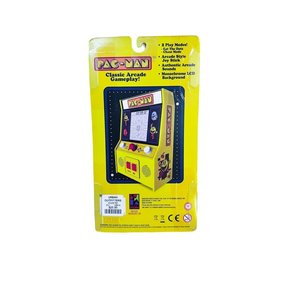 Mini Pac-Man Basic Fun Real Mini Game New In Box