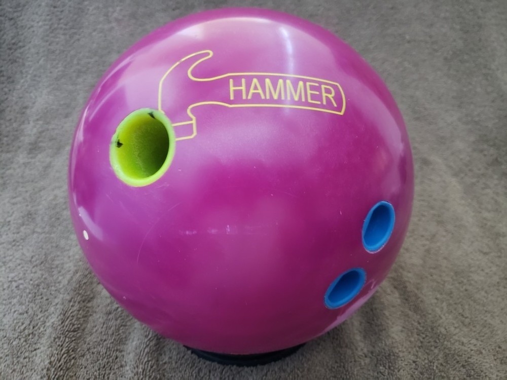 Used, 15lb, Hammer, 3D Offset, bowling ball, low games