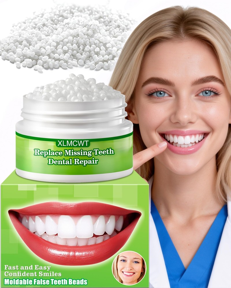 Moldable False Teeth Beads  Temporary Tooth Repair Kit | Fix Broken, Chipped ...