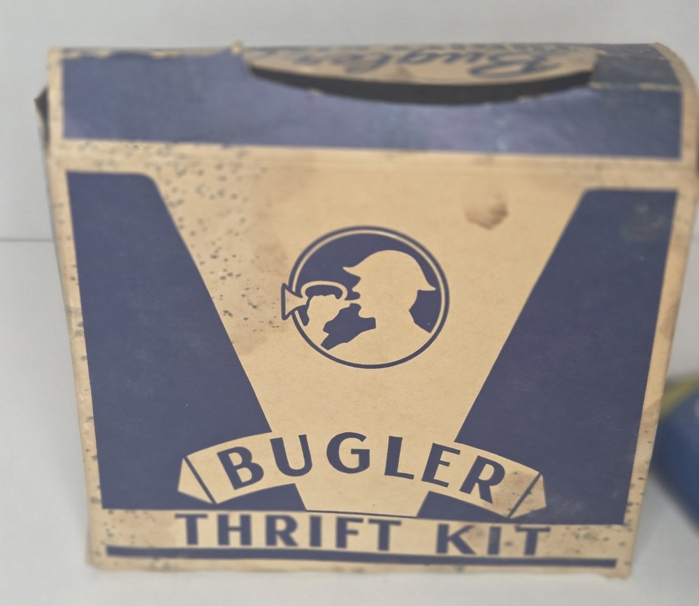 Vintage Bugler Thrift Kit Cigarette Roller w Bugler Cigarette Case& Instructions