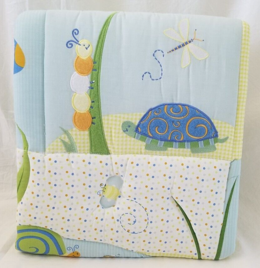 3 pc Step by Step Garden Patch Baby Nursery Crib Bedding Set NIP