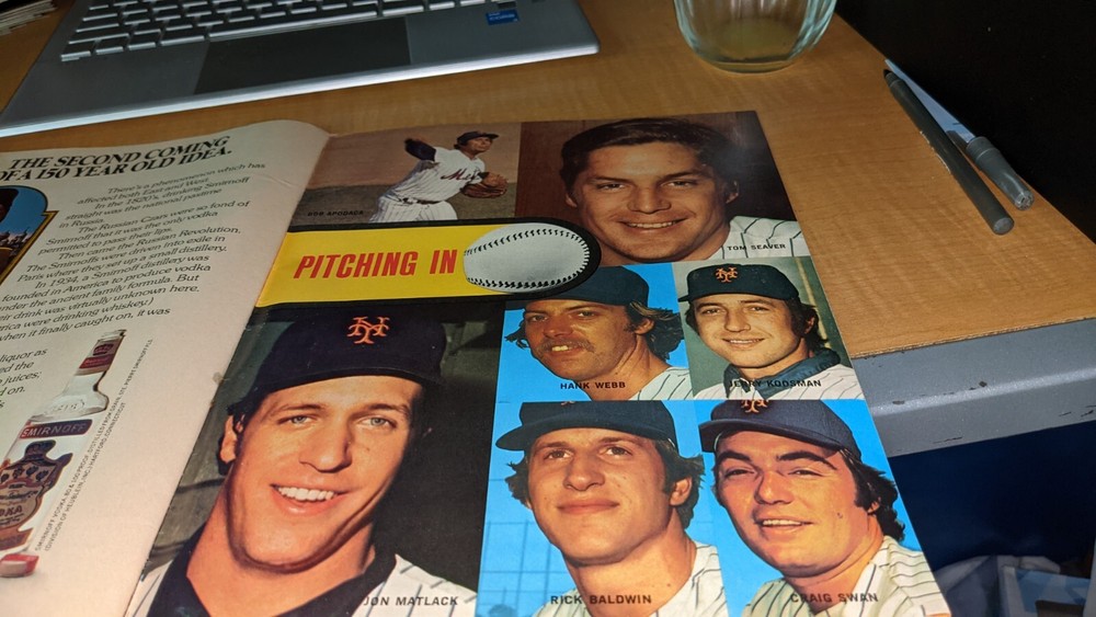 1976 New York Mets Baseball Scorecard Program READ