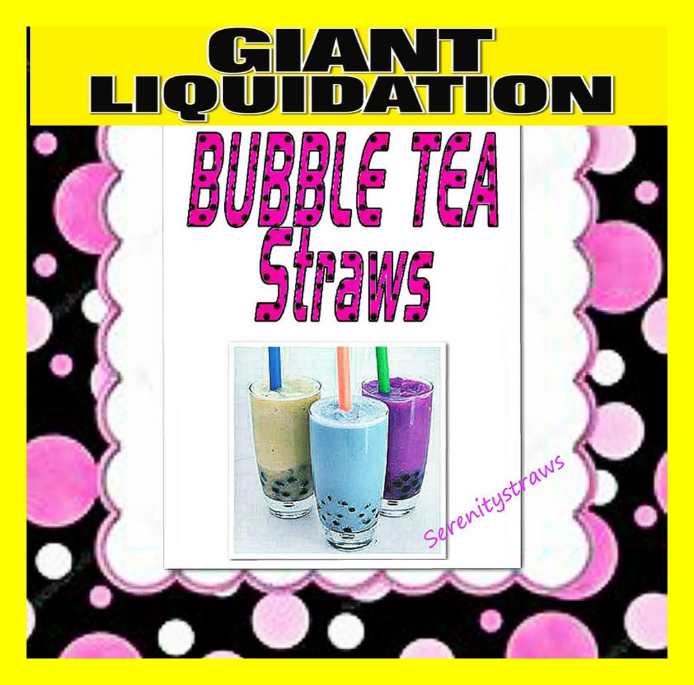 EXTRA WIDE STRAWS, Reusable, Bubble Tea, Boba , BPA Free