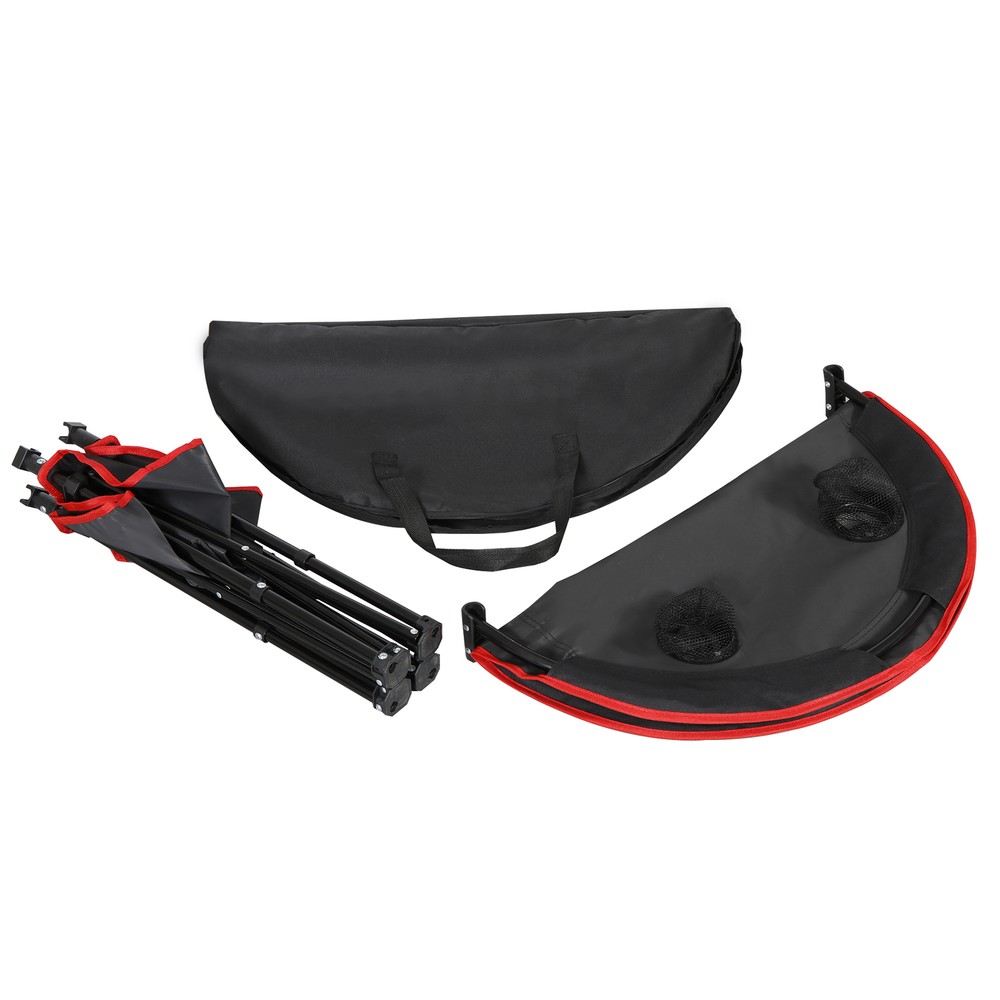 Portable Beach Table Folding Picnic Table with Carry Bag with 4 Cup Holders