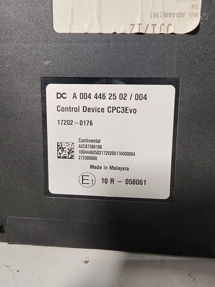 Continental DC Control Device CPC3Evo Module P/N A 004 446 25 02 / 004