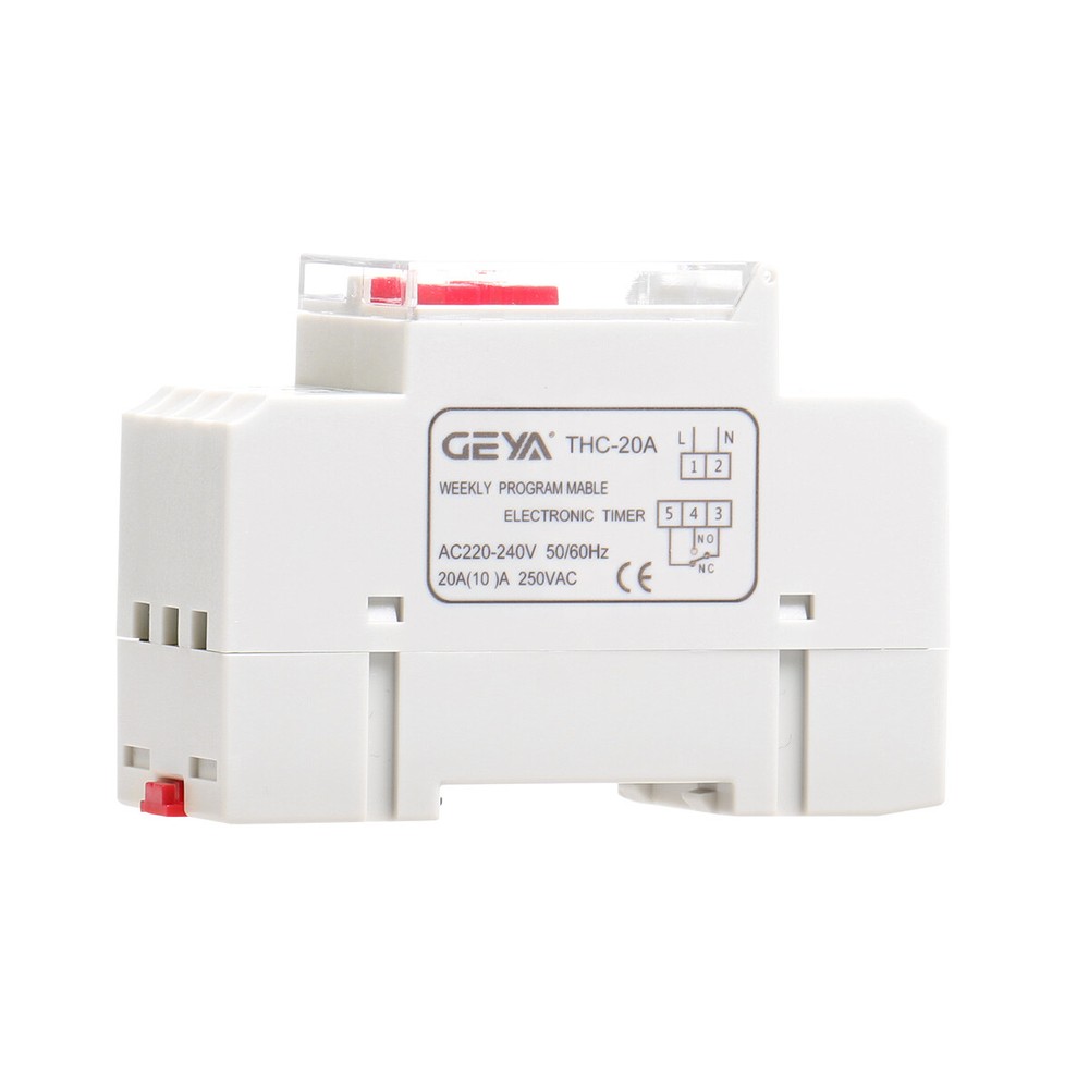 Programmable Digital LCD Timer Weekly Time Electronic Switch 20A AC/DC 12-240V