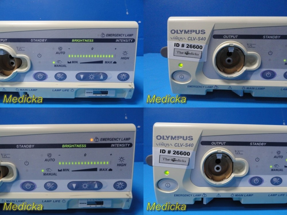 Olympus Visera CLV-S40 Xenon Light Source , MAIN LAMP NEEDS Replacement~ 26600