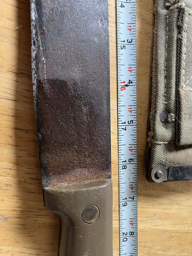 1945 WW2 machete With Scabbard