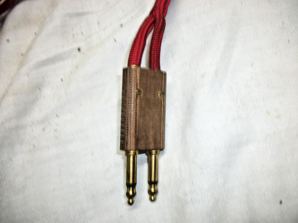 Automatic Electric Canada D543578-B red cloth switchboard patch cord 6ft