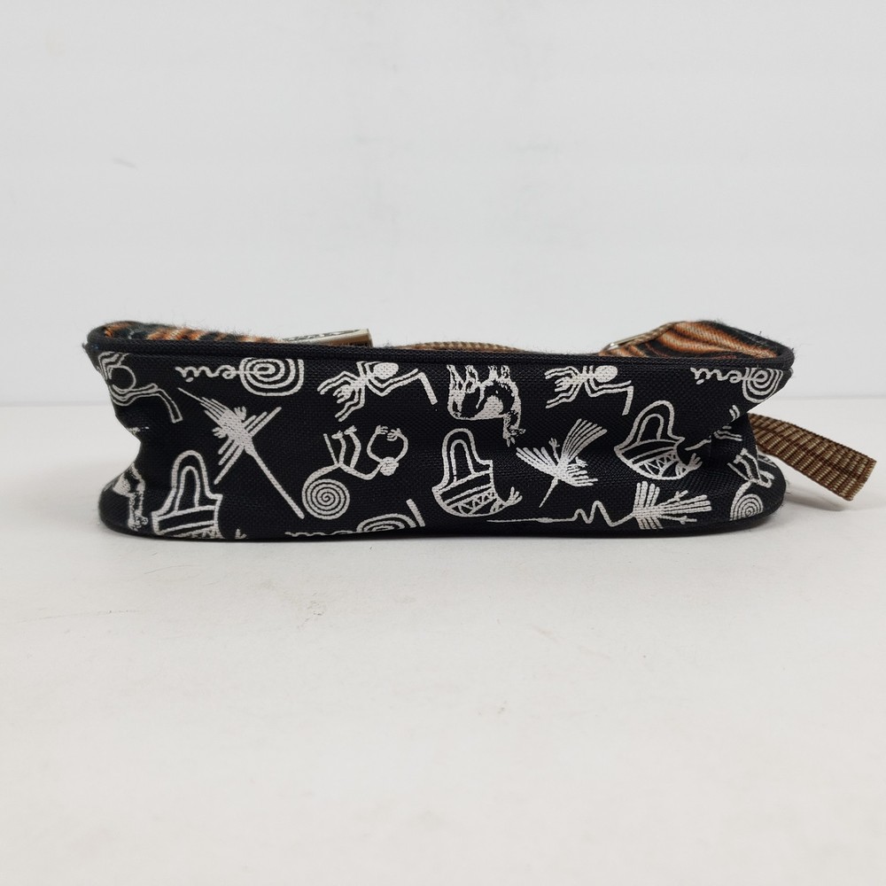 Peru Aztec Pattern 8.5x 4 Inch Small Storage Organizer Pencil Case Bag