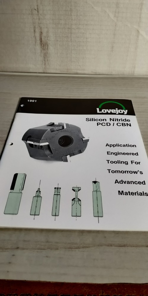 1991 ~ LOVEJOY precision tools catalog Silicon Nitride PCD / CBN C1