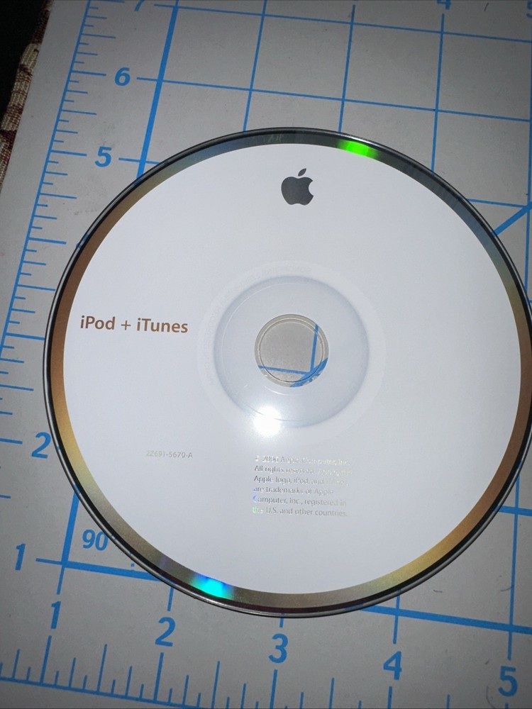 Apple iPod iTunes 2006  Software CD Disc